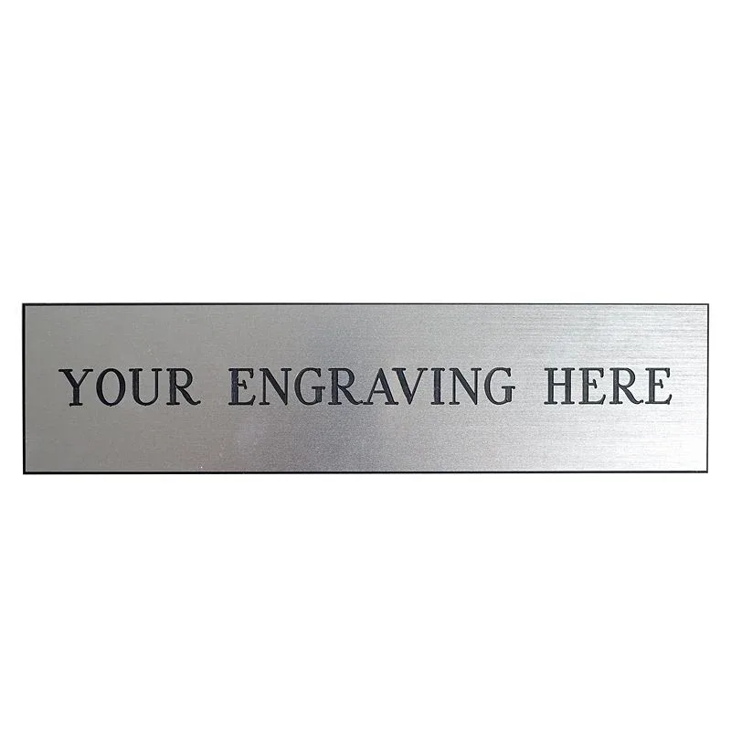 Personalized Stall Plate Metallic Look - Image 2