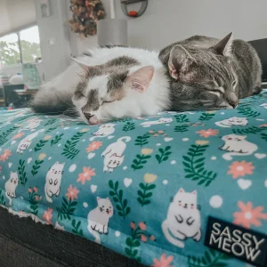 Pet Blanket - Purrs & Petals