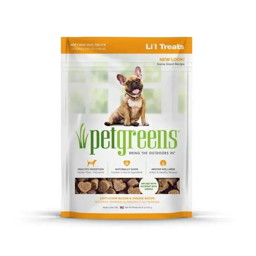 Pet Greens Li'l Treats Soft Mini Dog Treats 6 oz