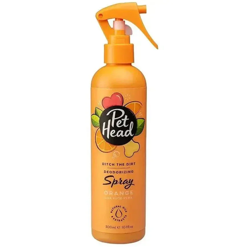Pet Head Ditch the Dirt Deodorizing Spray for Dogs Orange with Aloe Vera