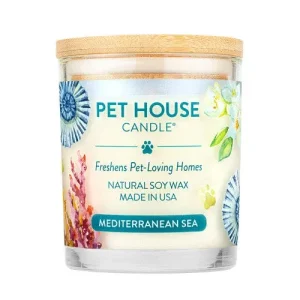 Pet House Candle Mediterranean Sea Large Case of 3
