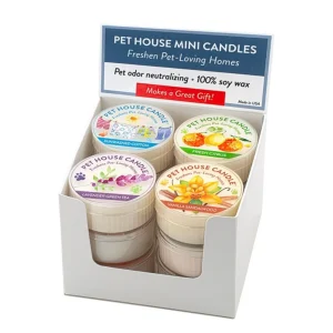 Pet House Mini Candle Mixed Case - (Case of 12)