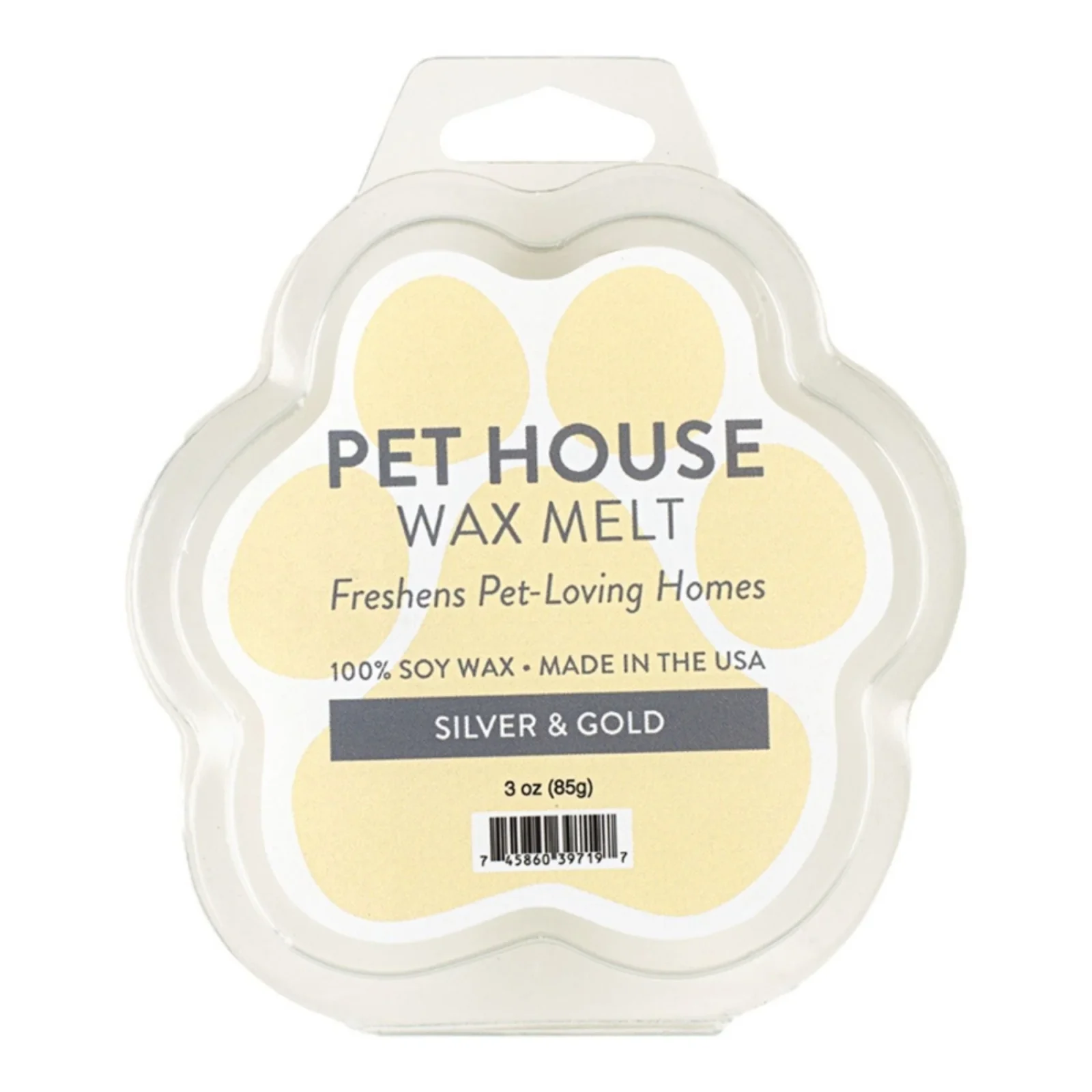 Pet House Silver & Gold Wax Melt (Case of 12)