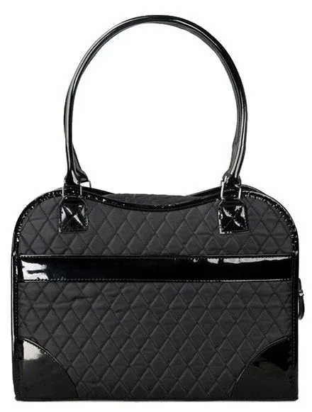 Pet Life Exquisite Black Handbag Pet Carrier