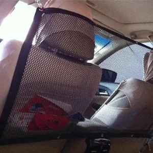 Pet Life Squared Easy-Hook Backseat Barrier