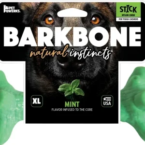 Pet Qwerks Dinosaur Barkbone Breath Stick Mint XL