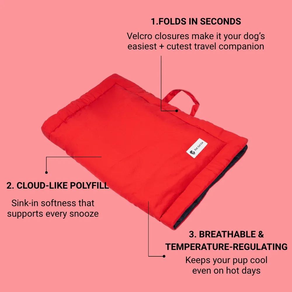 Pet Set Go Coloured Mat for Dogs (Red) - Image 2