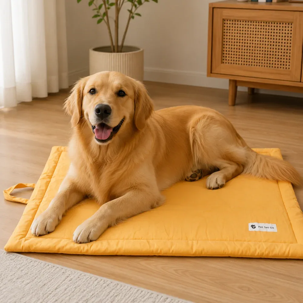 Pet Set Go Coloured Mat for Dogs (Yellow)