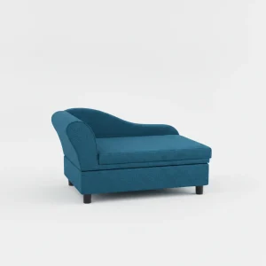 Pet Sofa Dog Sofa for Small Dogs with Storage, Dark Blue