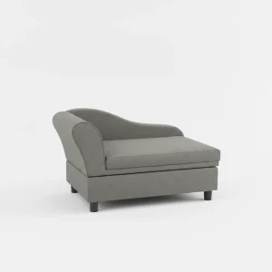 Pet Sofa Dog Sofa for Small Dogs with Storage, Gray