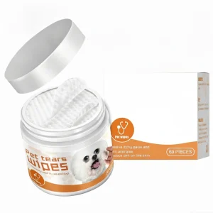Pet Tear Stain Wipes For Dogs & Cats
