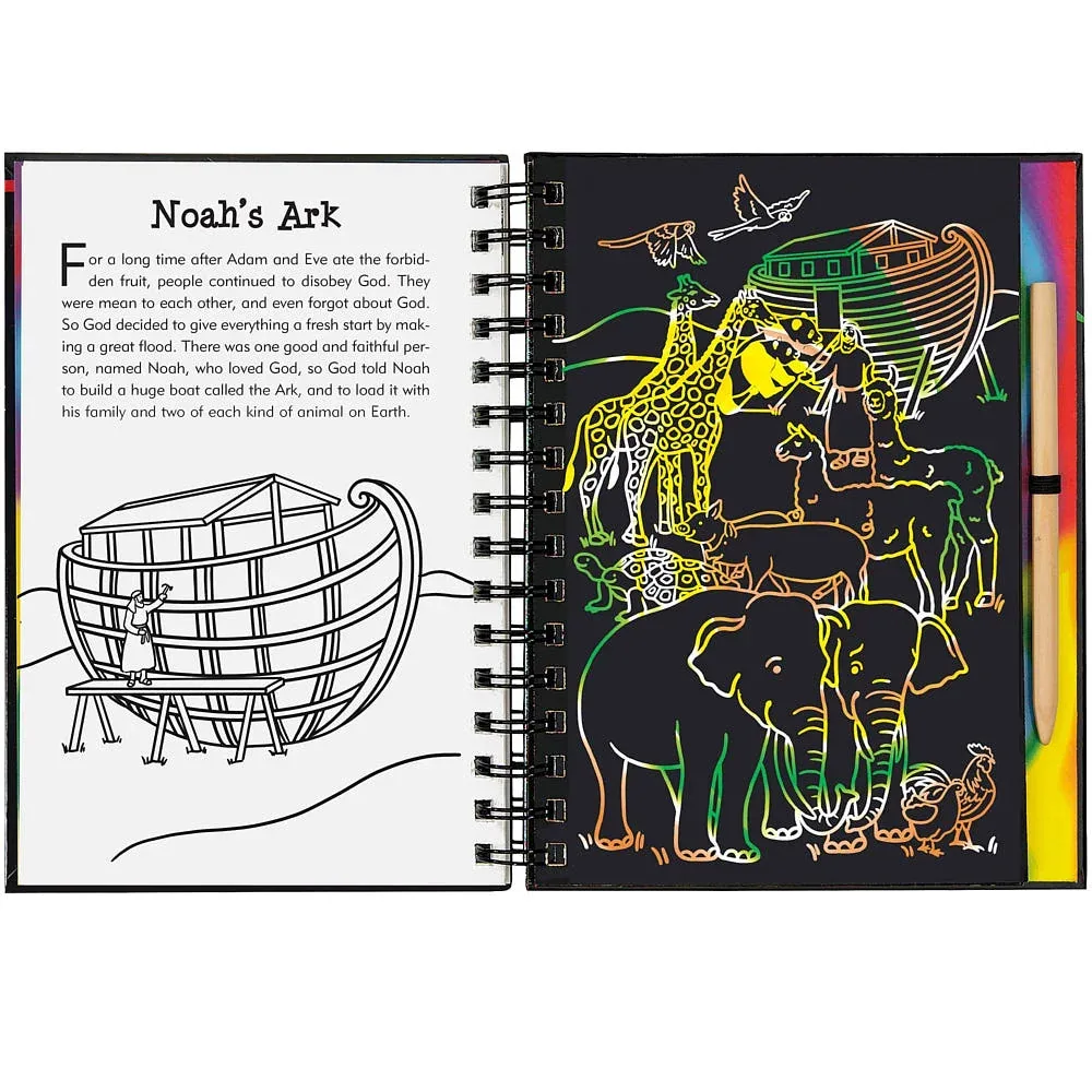 Peter Pauper Press Inc Bible Stories Scratch & Sketch Book - Image 2