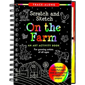 Peter Pauper Press Inc On The Farm Scratch & Sketch Book