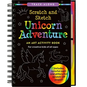 Peter Pauper Press Inc Unicorn Adventure Scratch & Sketch Book