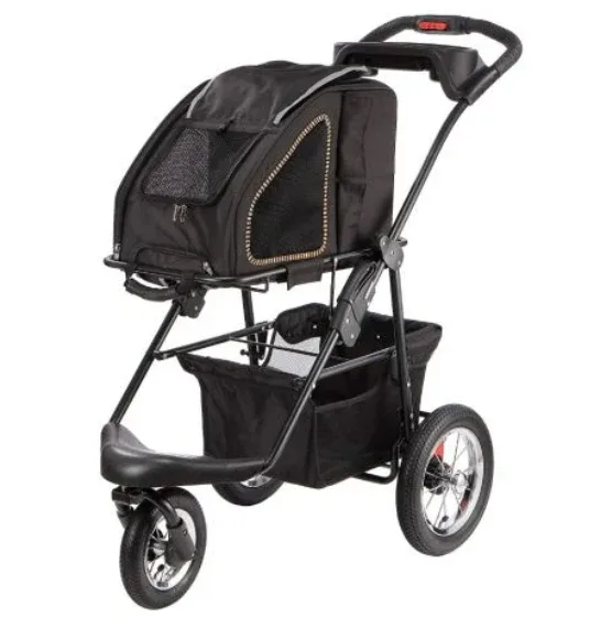 Petique 5-in-1 Pet Stroller Travel System Sunset Strip