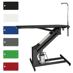 PetLift MasterLift Deluxe Fixed Top Hydraulic Dog Grooming Table 50x24 Black