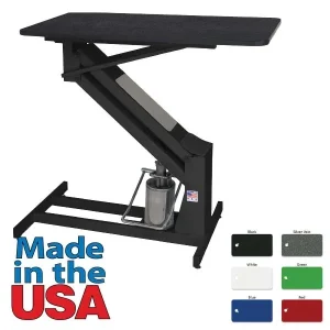 PetLift MasterLift Rotating Top Hydraulic Dog Grooming Table 42x24 Green