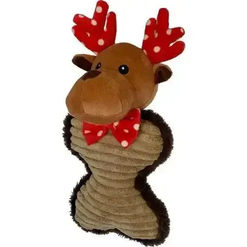 Petlou 10" Christmas Bone Dog Toys