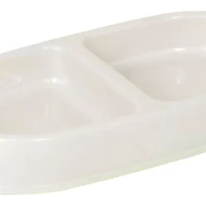 Petmate Lightweight Double Diner Dish Assorted 1ea/SM