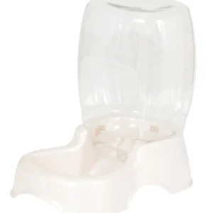 Petmate Pet Cafe Waterer Pearl Silver .75gal