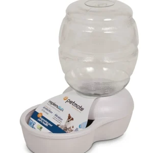 Petmate Replendish Water With Microban Mason Pearl Silver Gray 1gal