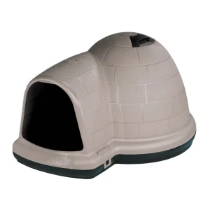 Petmatein.digo Dog House Taupe/Black 1ea/LG