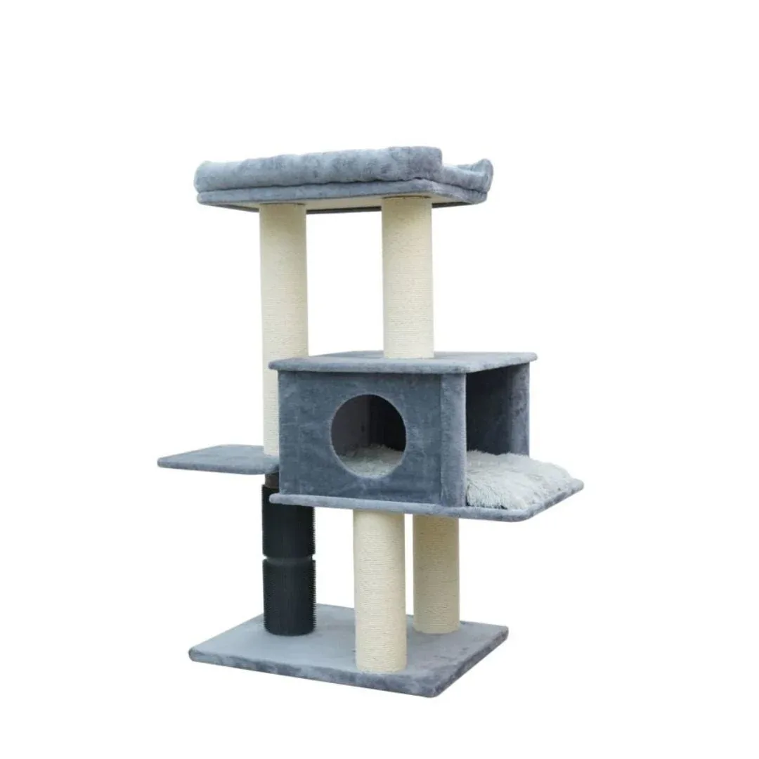 PetPals Lulu Cat Tree Blue 57 in, XL