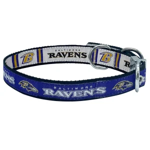 Pets First Baltimore Ravens Reversible Dog Collar