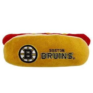 Pets First Boston Bruins Plush Hot Dog Dog Toy