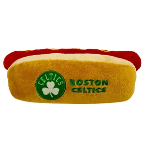 Pets First Boston Celtics Plush Hot Dog Dog Toy
