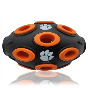 Pets First Clemson Tigers Treat Dispenser Dog Toy