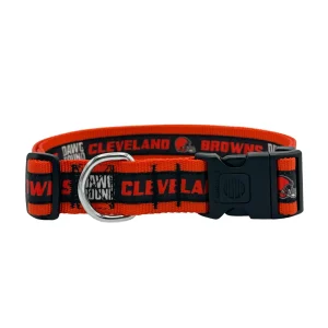 Pets First Cleveland Browns Satin Collar