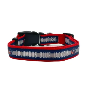 Pets First Colombus Blue Jackets Satin Collar
