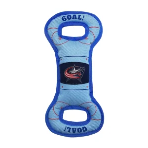 Pets First Columbus Blue Jackets Nylon Tug Toy