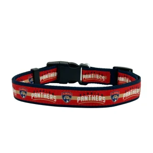 Pets First Florida Panthers Satin Collar