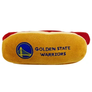 Pets First Golden State Warriors Plush Hot Dog Dog Toy