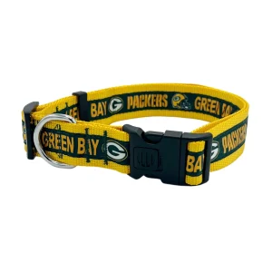 Pets First Green Bay Packers Satin Collar