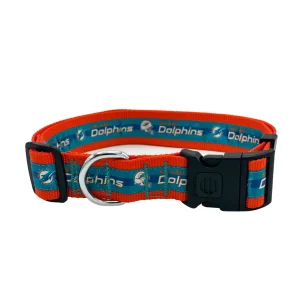 Pets First Miami Dolphins Satin Collar