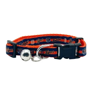 Pets First MLB Detroit Tigers Satin Cat Collar