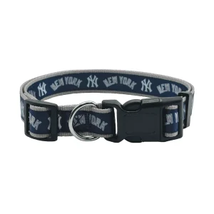 Pets First MLB New York Yankees Satin Dog Collar