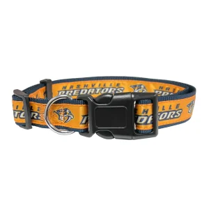 Pets First Nashville Predators Satin Collar