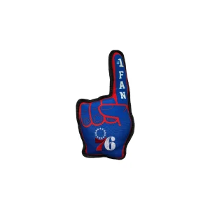 Pets First NBA 76ers #1 Fan Dog Toy
