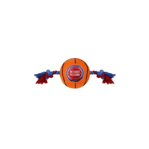 Pets First NBA Detroit Pistons Basketball Rope Dog Toy