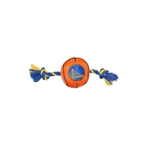 Pets First NBA Golden State Basketball Rope Dog Toy