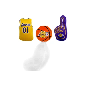 Pets First NBA LA Lakers 3pc Catnip Toy Set
