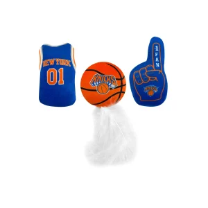 Pets First NBA NY Knicks 3pc Catnip Toy Set