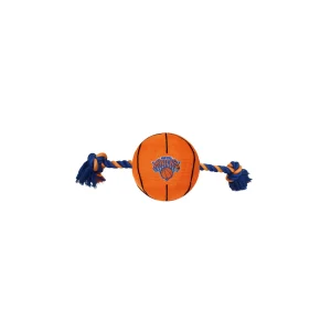 Pets First NBA NY Knicks Basketball Rope Dog Toy