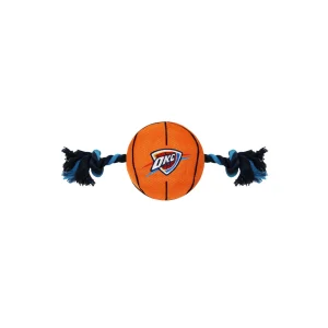 Pets First NBA OKC Thunder Basketball Rope Dog Toy