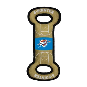 Pets First NBA OKC Thunder Nylon Court Dog Toy