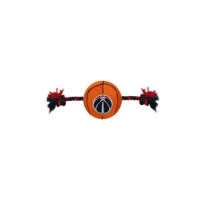 Pets First NBA Wizards Basketball Rope Dog Toy
